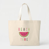 Beach Time Canvas tas (Voorkant)