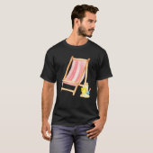 BEACH TIME Classic beach chair T-shirt (Voorkant volledig)
