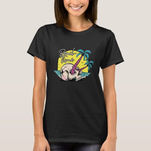 Beach Time Island Beach T-shirt (Voorkant)
