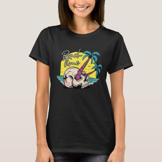 Beach Time Island Beach T-shirt (Voorkant)
