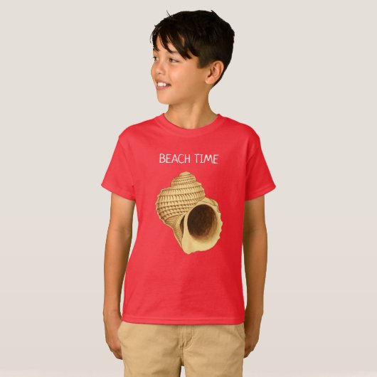Beach Time Seashell T-shirt (Voorkant volledig)