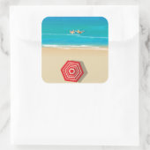 Beach Time! sticker (Tas)