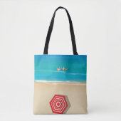 Beach Time! Tote Bag (Voorkant)