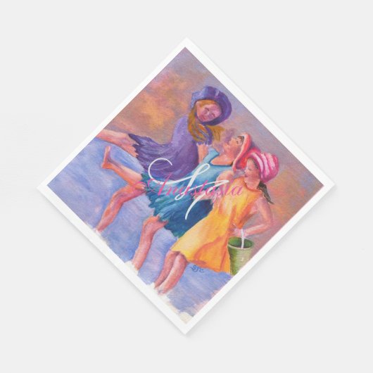 BEACH TIME VRIENDINNEN MONOGRAM PARTIJ SERVET (Hoek)