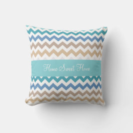 Beach Tones Chevron Kussen