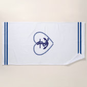 Beach Towel-Anchor Strandlaken (Voorkant)