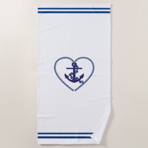 Beach Towel-Anchor Strandlaken