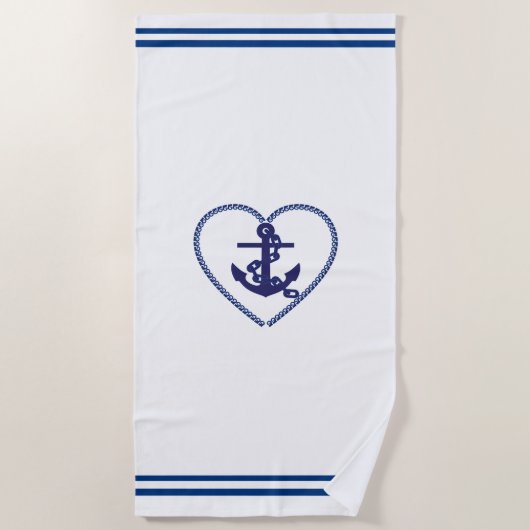 Beach Towel-Anchor Strandlaken (Voorkant)