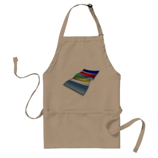Beach Towel Apron Standaard Schort (Voorkant)