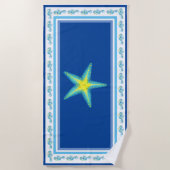 Beach Towel Beach Towells Seaside Royal Blue Strandlaken (Voorkant)
