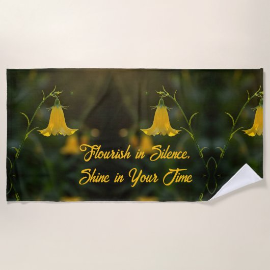 Beach Towel – Flowers for the Soul Strandlaken (Voorkant)