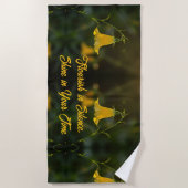 Beach Towel – Flowers for the Soul Strandlaken (Voorkant)