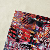 Beach Towel – Fragmented Pulse Strandlaken (In situ)