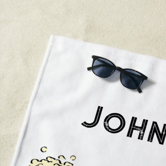 Beach Towel Go Team Beer Strandlaken (In situ)