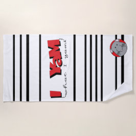 Beach Towel "I Yam What I Yam" Strandlaken