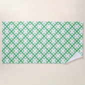Beach Towel - Interlaced Squares Strandlaken (Voorkant)