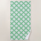 Beach Towel - Interlaced Squares Strandlaken (Voorkant)