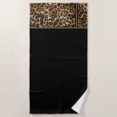 Beach Towel-Leopard-afdruk Strandlaken (Voorkant)