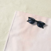 Beach towel, Monogrammed, Wedding gift Strandlaken (In situ)