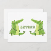 Beach Towel Notitiekaartje (Voorkant / Achterkant)