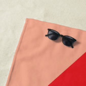 Beach Towel , Peace theme designed Beach towel Strandlaken (In situ)