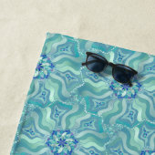 Beach Towel “Pebbles and Impressions” Strandlaken (In situ)