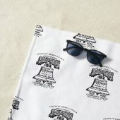 Beach Towel - Repeating Logo Strandlaken (In situ)