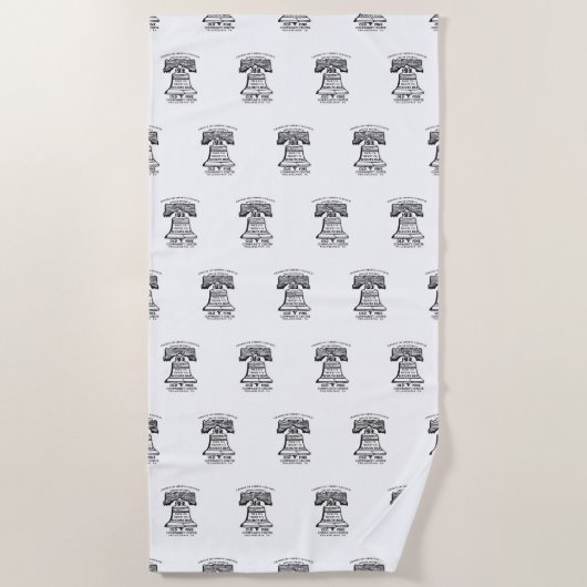 Beach Towel - Repeating Logo Strandlaken (Voorkant)