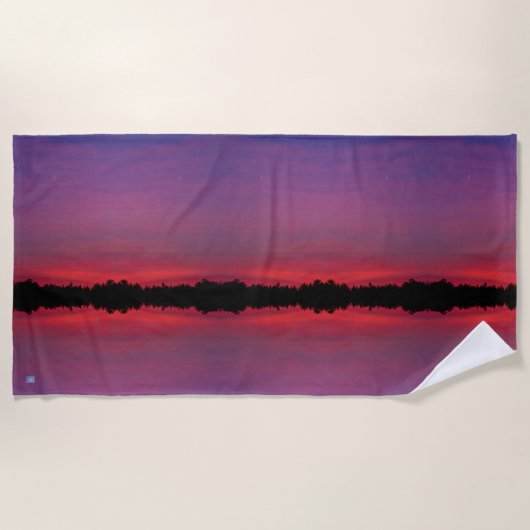 Beach Towel - SEPTEMBER SUNSET Strandlaken (Voorkant)
