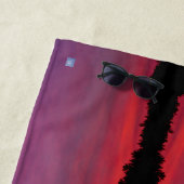 Beach Towel - SEPTEMBER SUNSET Strandlaken (In situ)