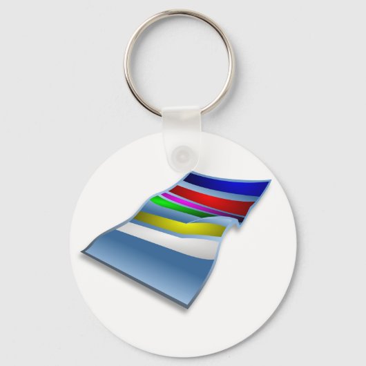 Beach Towel Sleutelhanger (Voorkant)