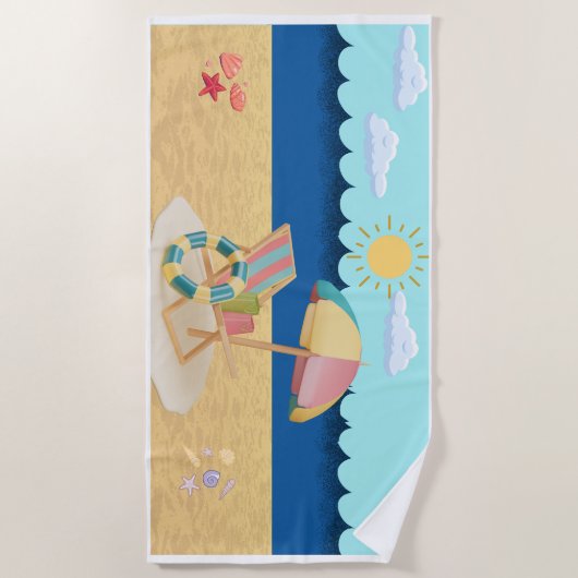 Beach Towel Strandlaken (Voorkant)