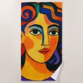 beach towel strandlaken (Voorkant)