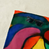 beach towel strandlaken (In situ)