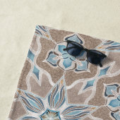 Beach Towel, "Tidal Ephemera" Strandlaken (In situ)