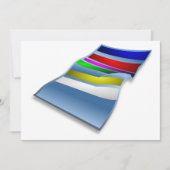 Beach Towel-uitnodigingen Kaart (Voorkant)