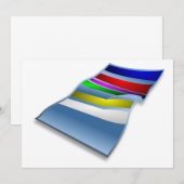 Beach Towel-uitnodigingen Kaart (Voorkant / Achterkant)