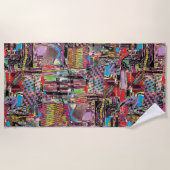 Beach Towel – Urban Fractals Strandlaken (Voorkant)