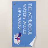 Beach Towel Wonderful Watery World of Whales Strandlaken (Voorkant)