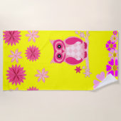 Beach towells Owl Strandlaken (Voorkant)