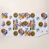 Beach Towells Sports Strandlaken (Voorkant)