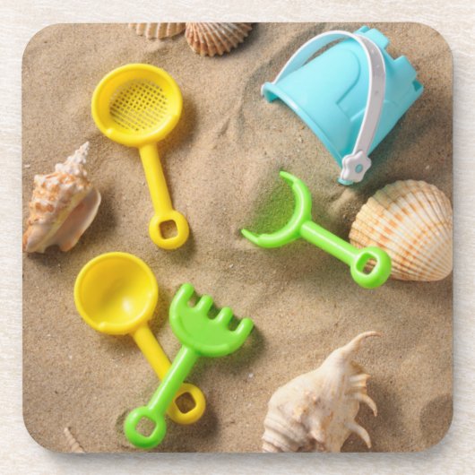Beach Toys Bier Onderzetter (Voorkant)