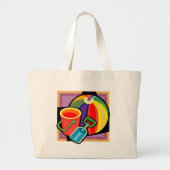 Beach Toys Canvas tas (Voorkant)