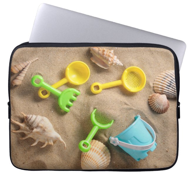 Beach Toys Laptop Sleeve (Voorkant)