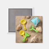 Beach Toys Magneet (Voorkant / Achterkant)