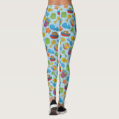 Beach Toys-pictogrammen Leggings (Achterkant)