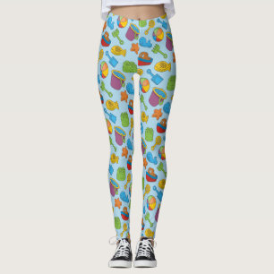 Beach Toys-pictogrammen Leggings