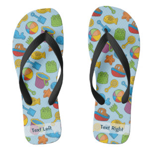 Beach Toys-pictogrammen Teenslippers