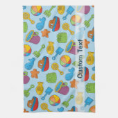 Beach Toys-pictogrammen Theedoek (Verticaal)