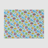 Beach Toys-pictogrammen Tissuepapier (Voorkant)